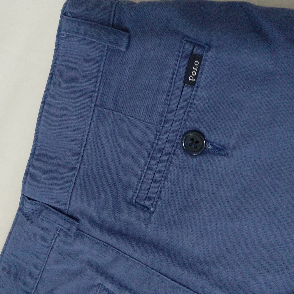 Polo Ralph Lauren Boys Classic Blue Shorts Size 7 - Picture 9 of 9